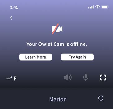 owlet cam offline